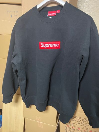 Supreme Box Logo Crewneck "Black" (22FW)
