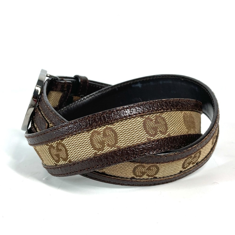 C (やや傷や汚れあり)】グッチ GUCCI GG 114874 バックルベルト ズボン C (やや傷や汚れあり)】グッチ GUCCI GG 114874 バックルベルト ズボン