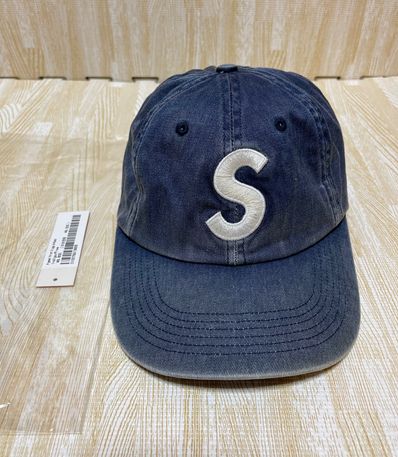 Supreme Pigment Print S Logo 6-Panel "Indigo"
