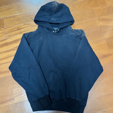FEAR OF GOD Seventh Collection Faded Hoodie フーディ ブラック