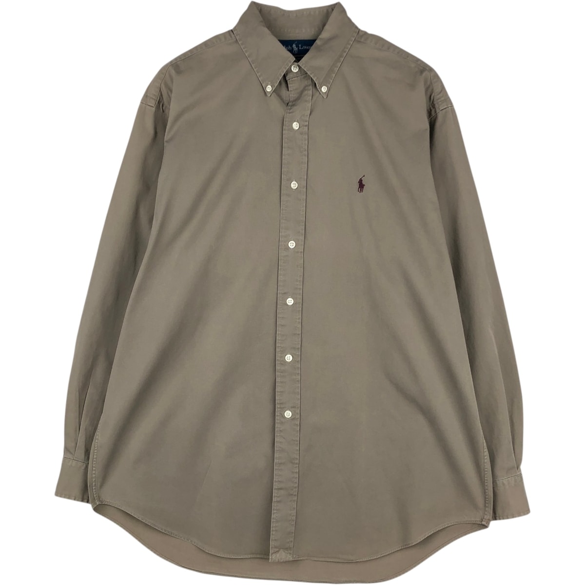 古着 ラルフローレン Ralph Lauren BLAKE 長袖 ボタンダウンシャツ メンズM相当/eaa628888