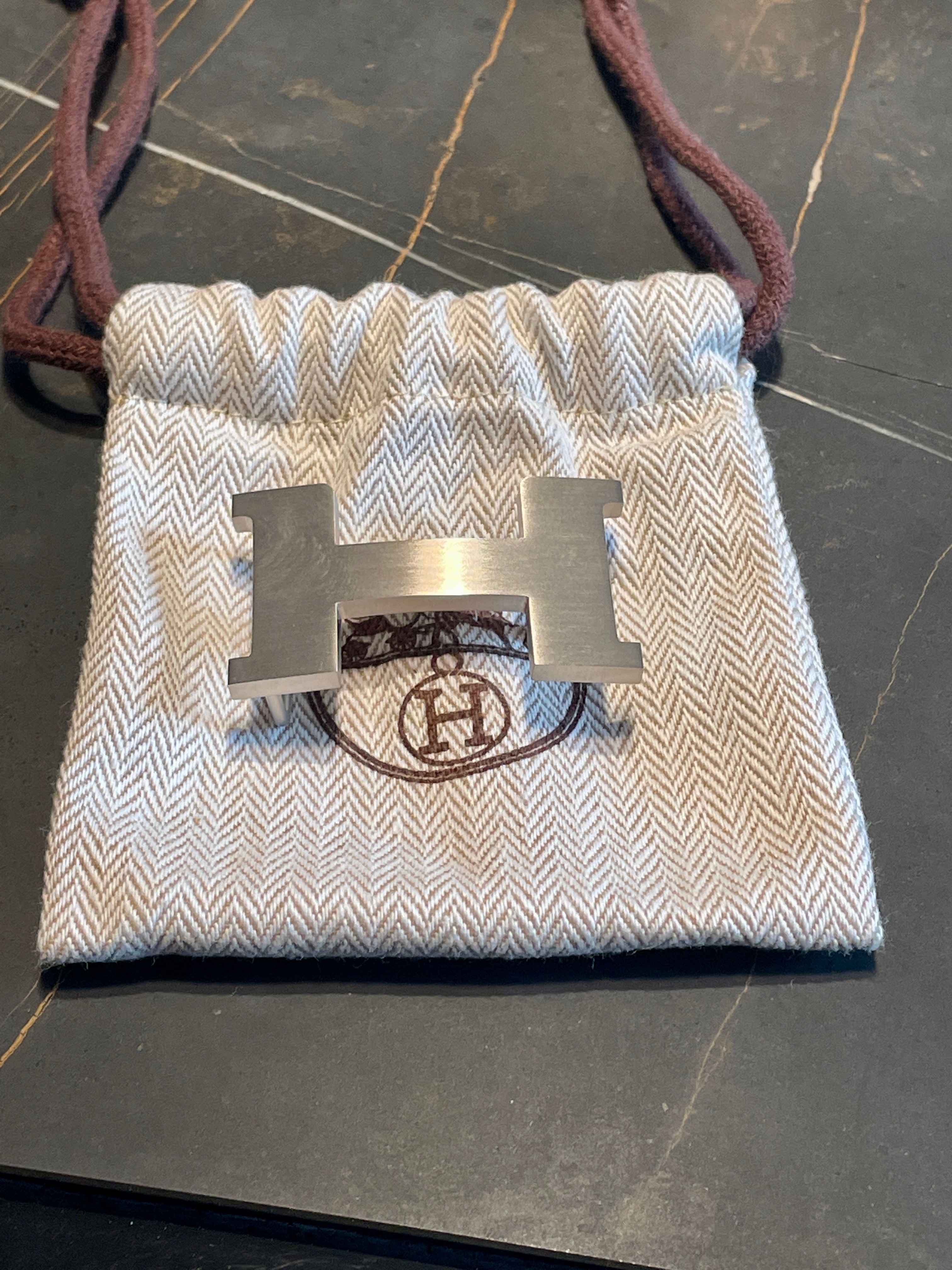 HERMES エルメス ヴィンテージ ミニ H バックル