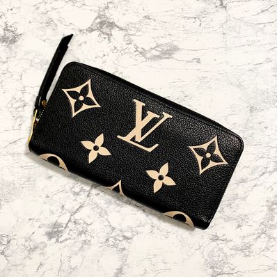 Louis Vuitton Bi-Color Monogram Amplant Zippy Wallet "Black/Beige"