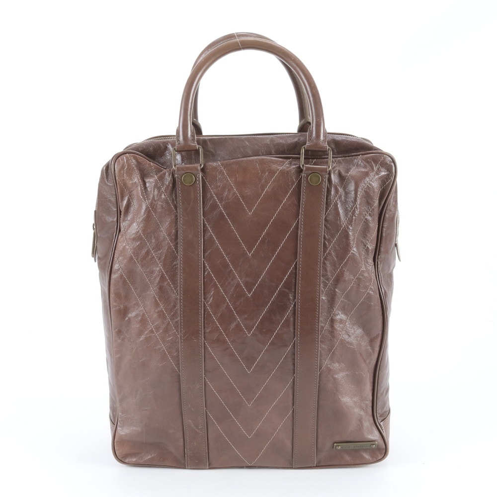 ■美品 ルイヴィトン キュイール ソアナ カバ ダミエ M95691