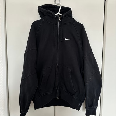 Supreme x Nike Zip Up Hooded Sweatshirt "Black"