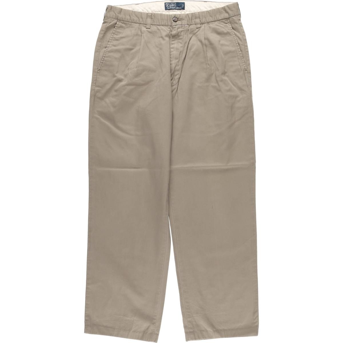 古着 ラルフローレン Ralph Lauren POLO by Ralph Lauren ワンタック チノパンツ メンズw33相当/eaa542878