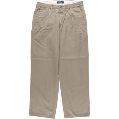 古着 ラルフローレン Ralph Lauren POLO by Ralph Lauren ワンタック チノパンツ メンズw33相当/eaa542878