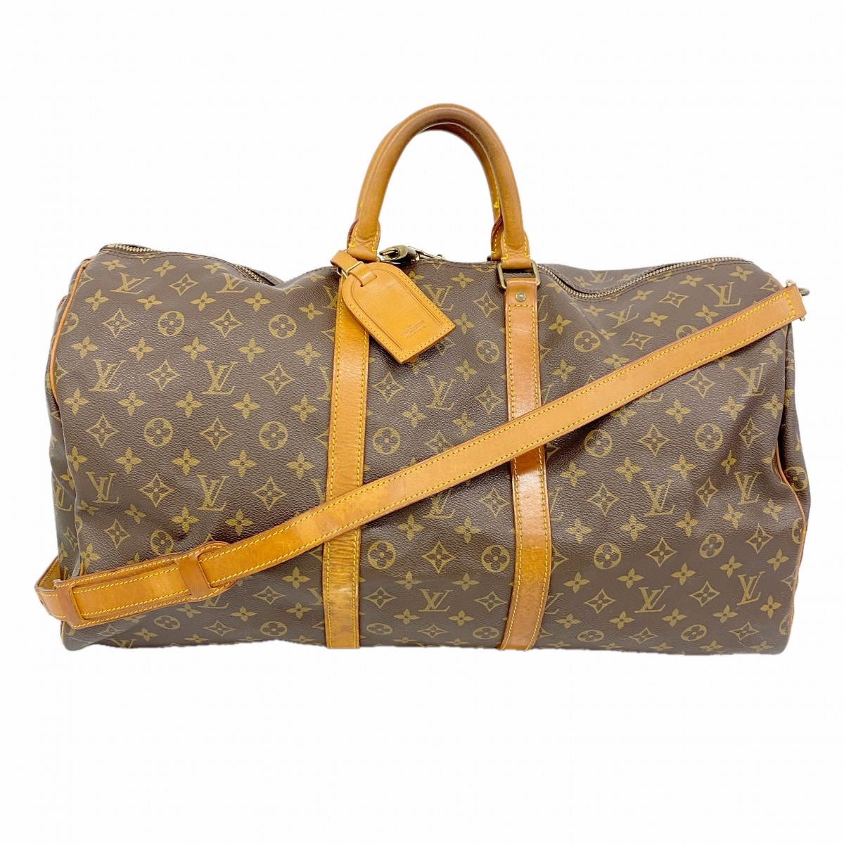 【6dc3309】ルイヴィトン ボストンバッグ モノグラム キーポルバンドリエール55 M41414 ブラウン【中古】メンズ レディース ユニセックス