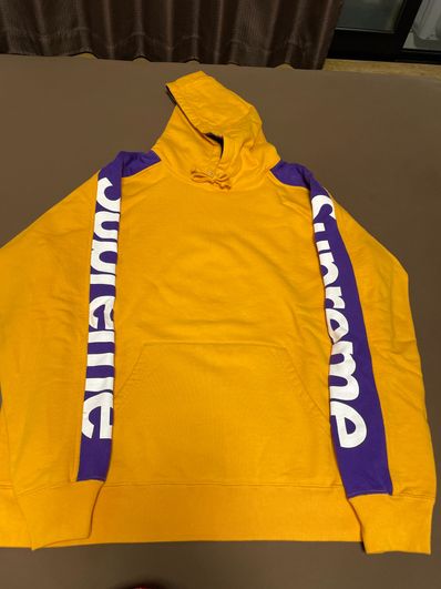 Supreme Sideline Hooded Sweatshirt "Yellow"