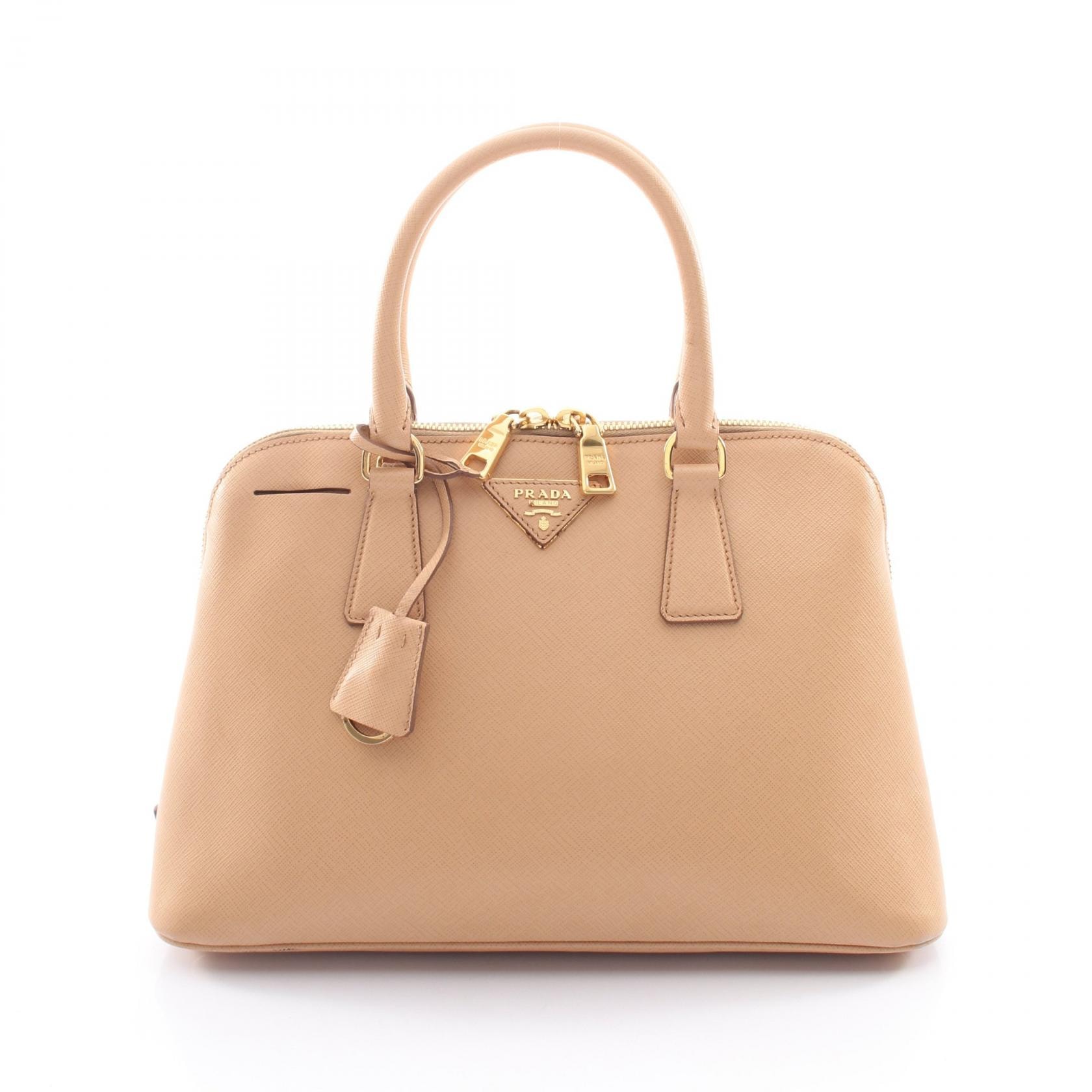 D (傷や汚れあり)】プラダ PRADA SAFFIANO LUX ハンドバッグ バッグ