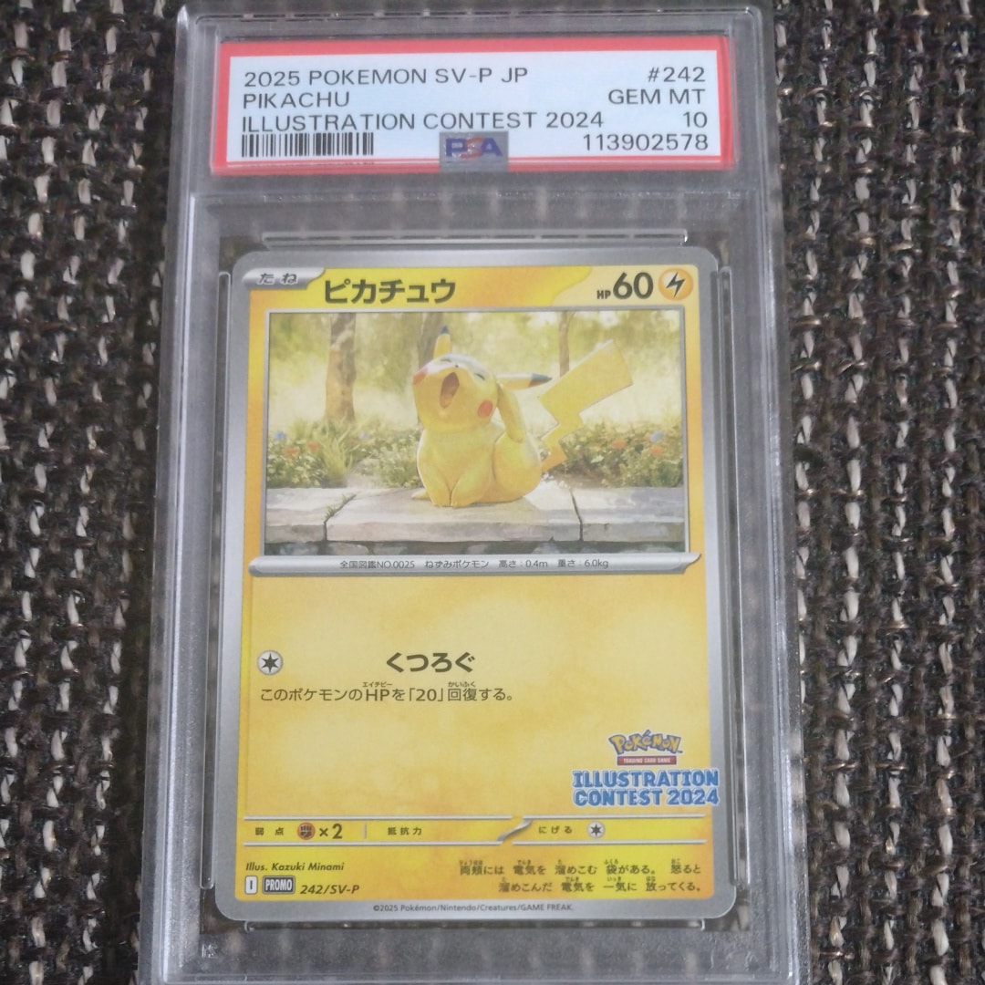ピカチュウ [SV-P 242](プロモカードパック「イラストレーションコンテスト 2024 受賞作品プロモカード化記念キャンペーン」)