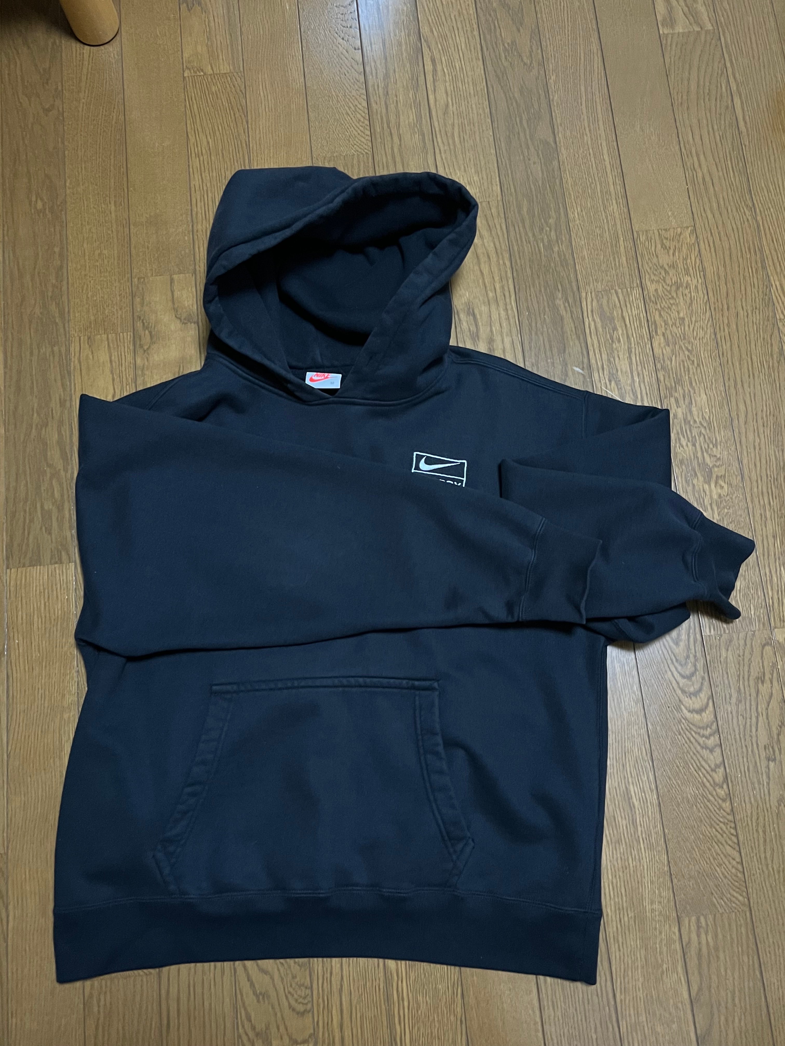 Stussy × Nike NRG Washed Hoodie (US Size) "Black" DN4028-010