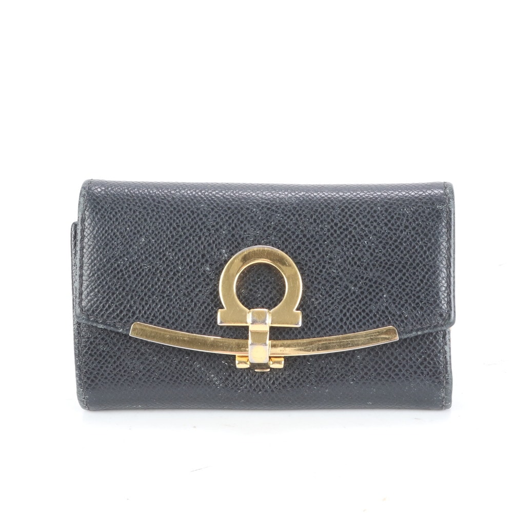 サルヴァトーレフェラガモ ガンチーニキーケース レザー