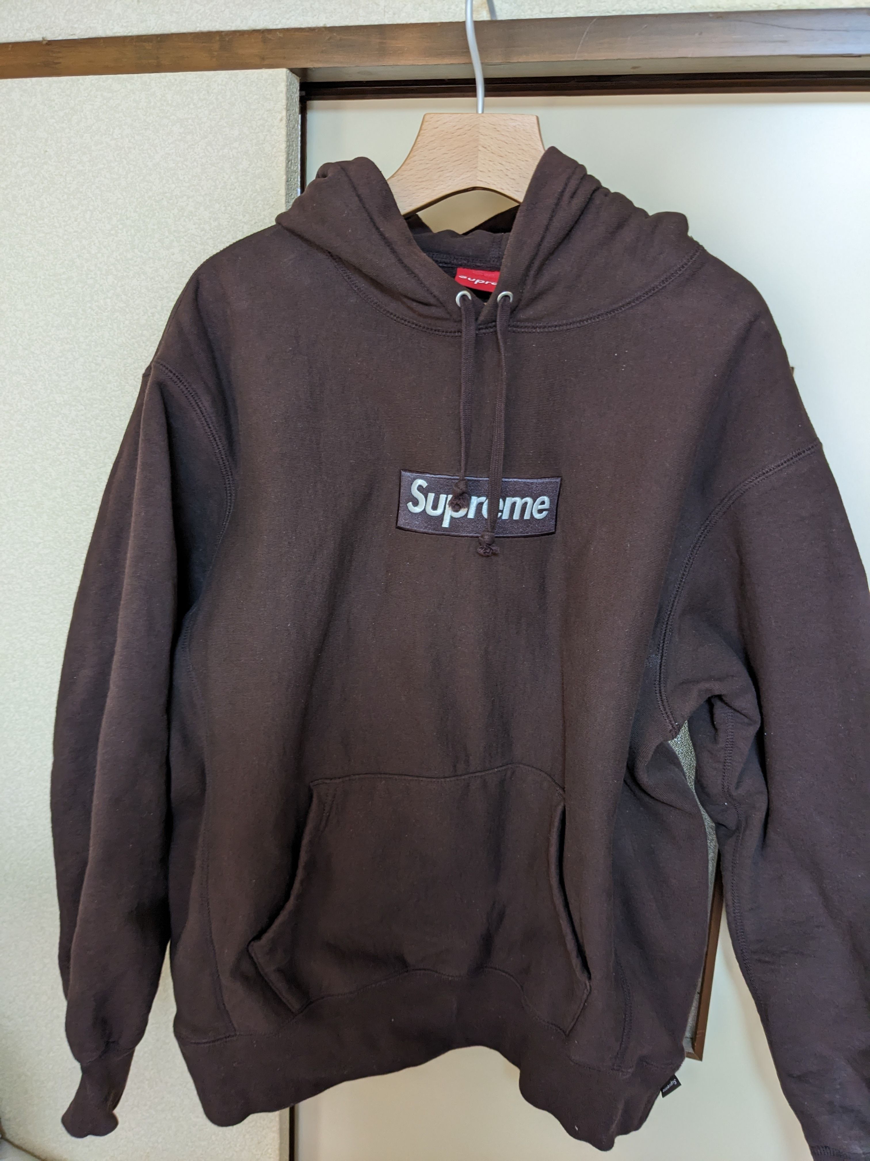 Supreme Box Logo Hooded Sweatshirt "Dark Brown" (21FW)