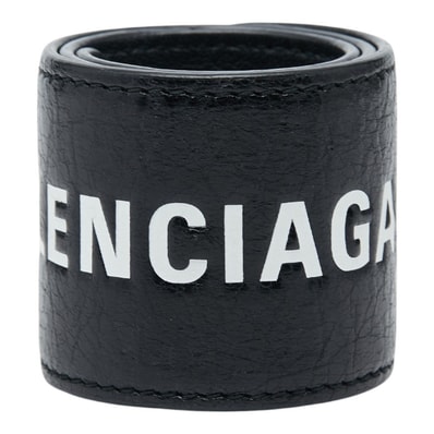 バレンシアガ サイクルブレスレット ブレスレット 469170 レザー メタル メンズ BALENCIAGA 【中古】