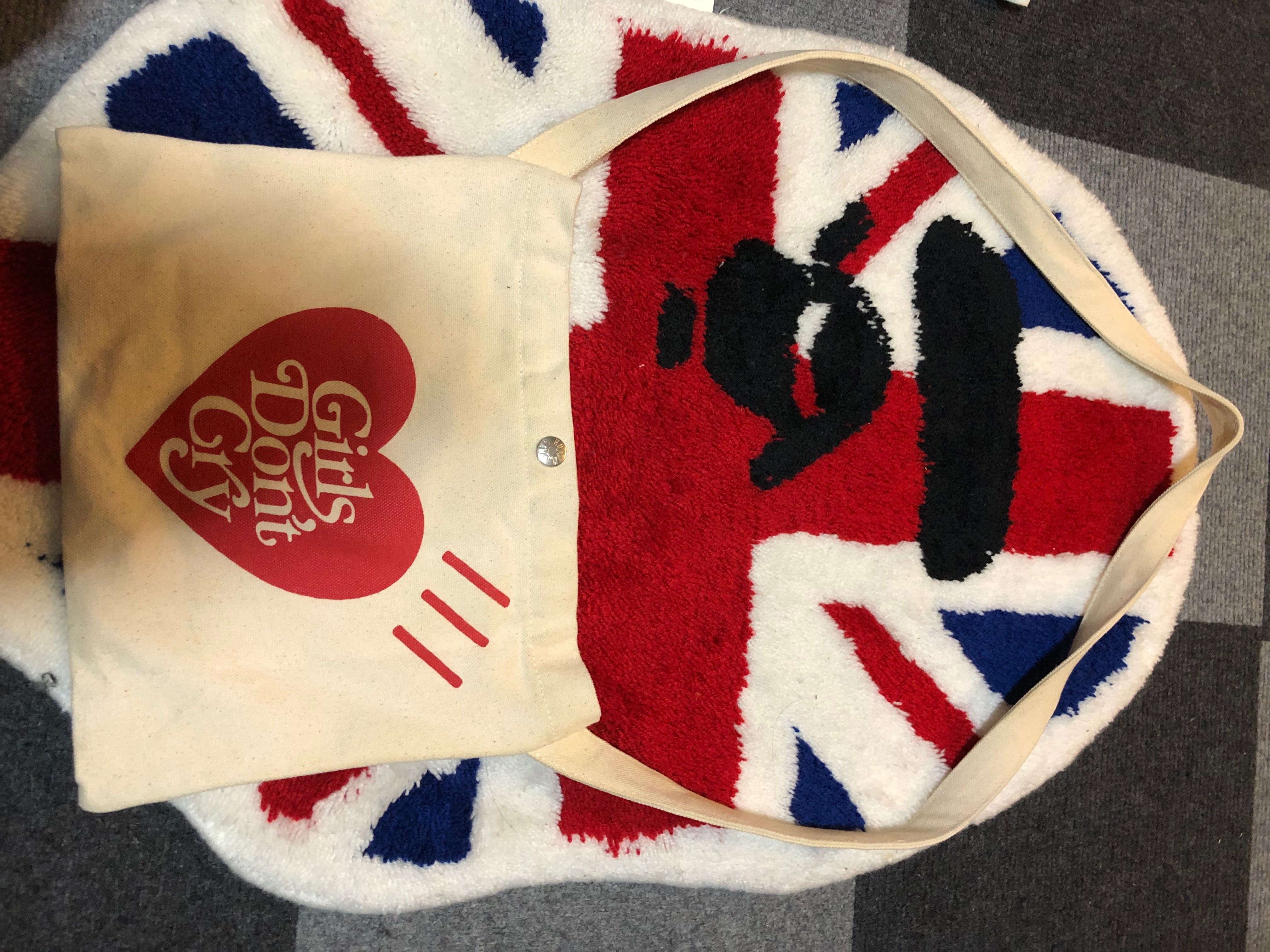 HUMAN MADE Girls Don't Cry Satchel "White" / VERDY