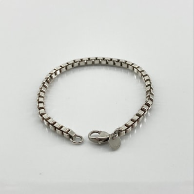TIFFANY&Co.(ティファニー) ベネチアンリンク Ag925 ブレスレット 16.06g シルバー