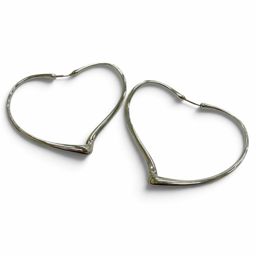 B (目立った傷や汚れなし)】美品 ティファニー ピアス オープンハート B (目立った傷や汚れなし)】美品 ティファニー ピアス オープンハート