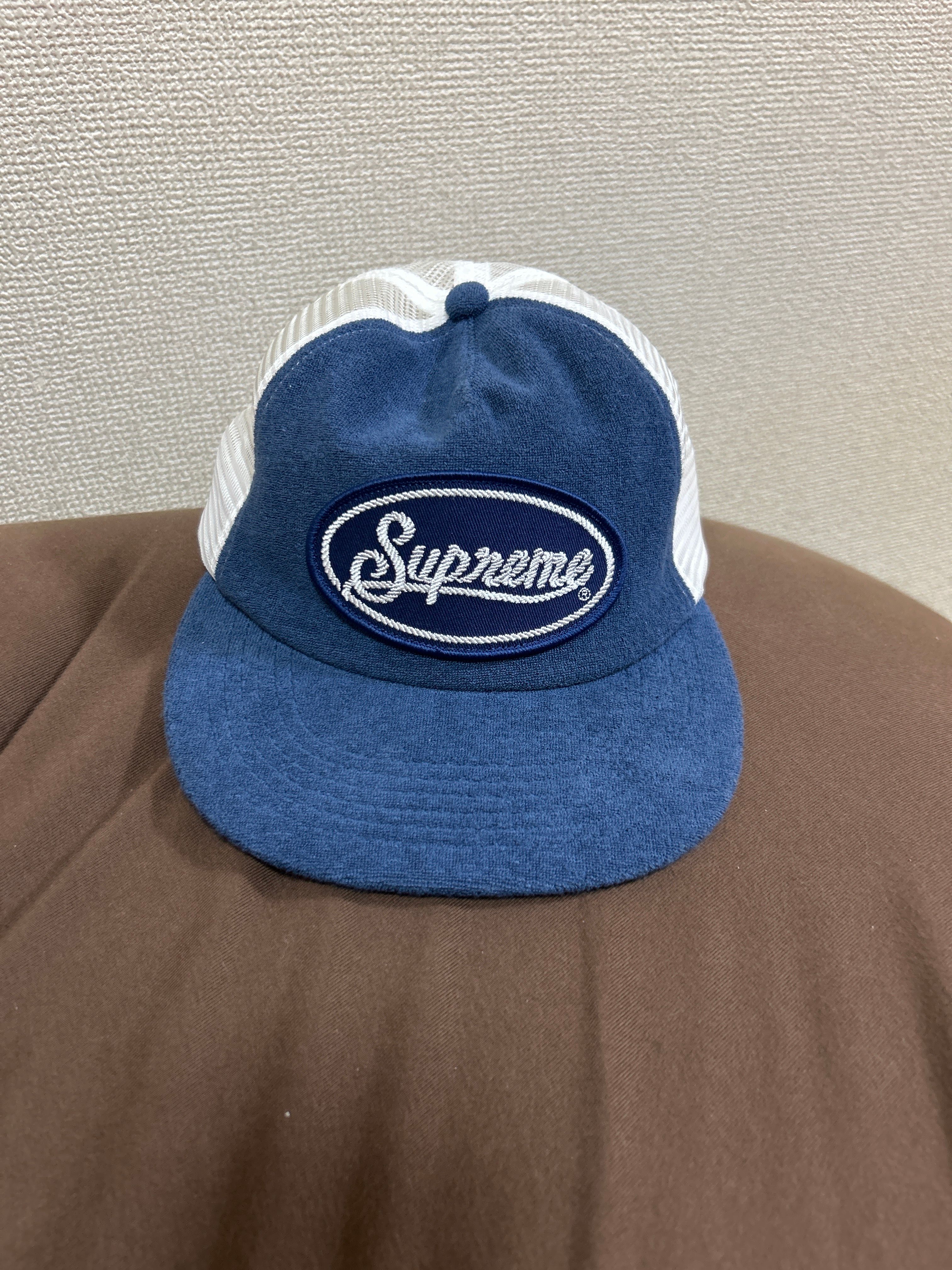 Supreme Terry Mesh Back 5-Panel "Blue"