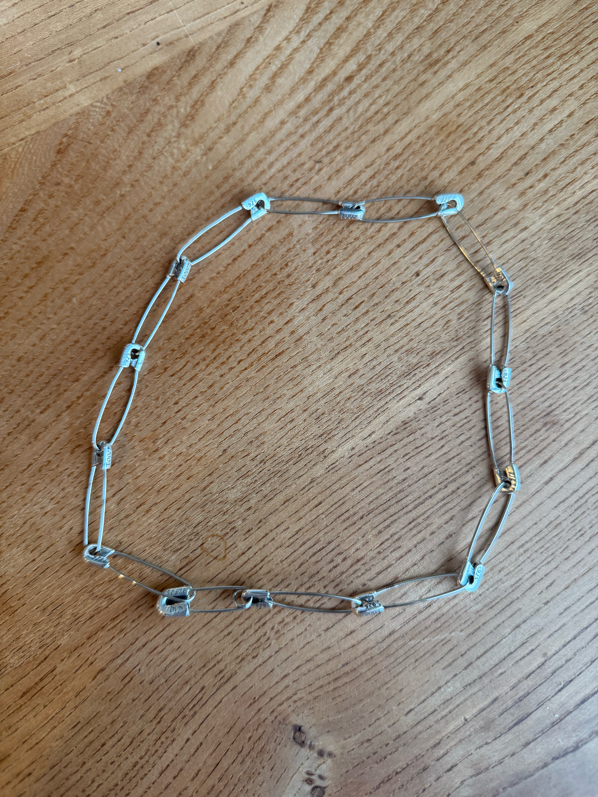 クロムハーツ セーフティピンネックレス シルバー925 Chromehearts silver 925 safety pin necklace