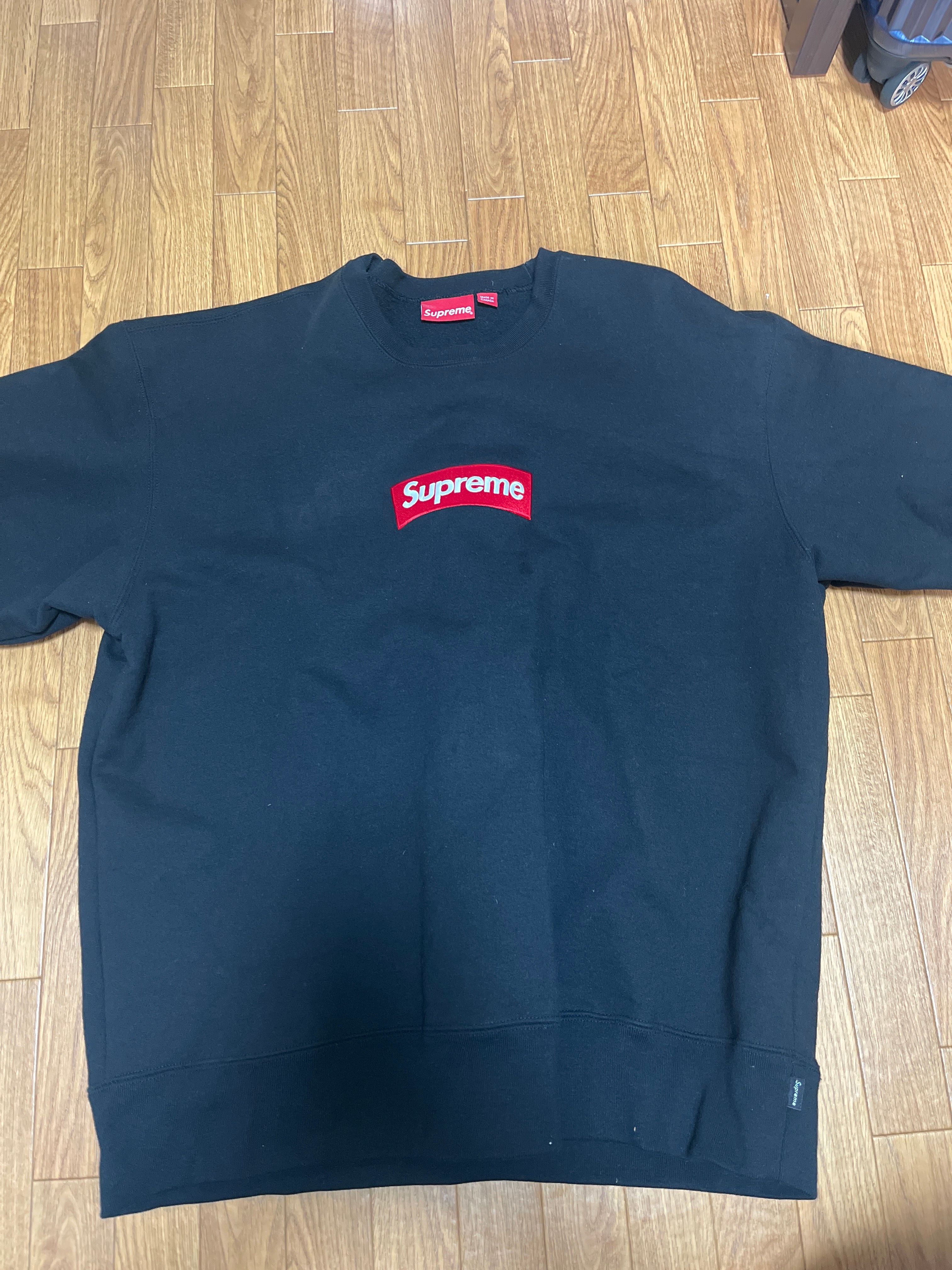 Supreme Box Logo Crewneck "Black" (22FW)