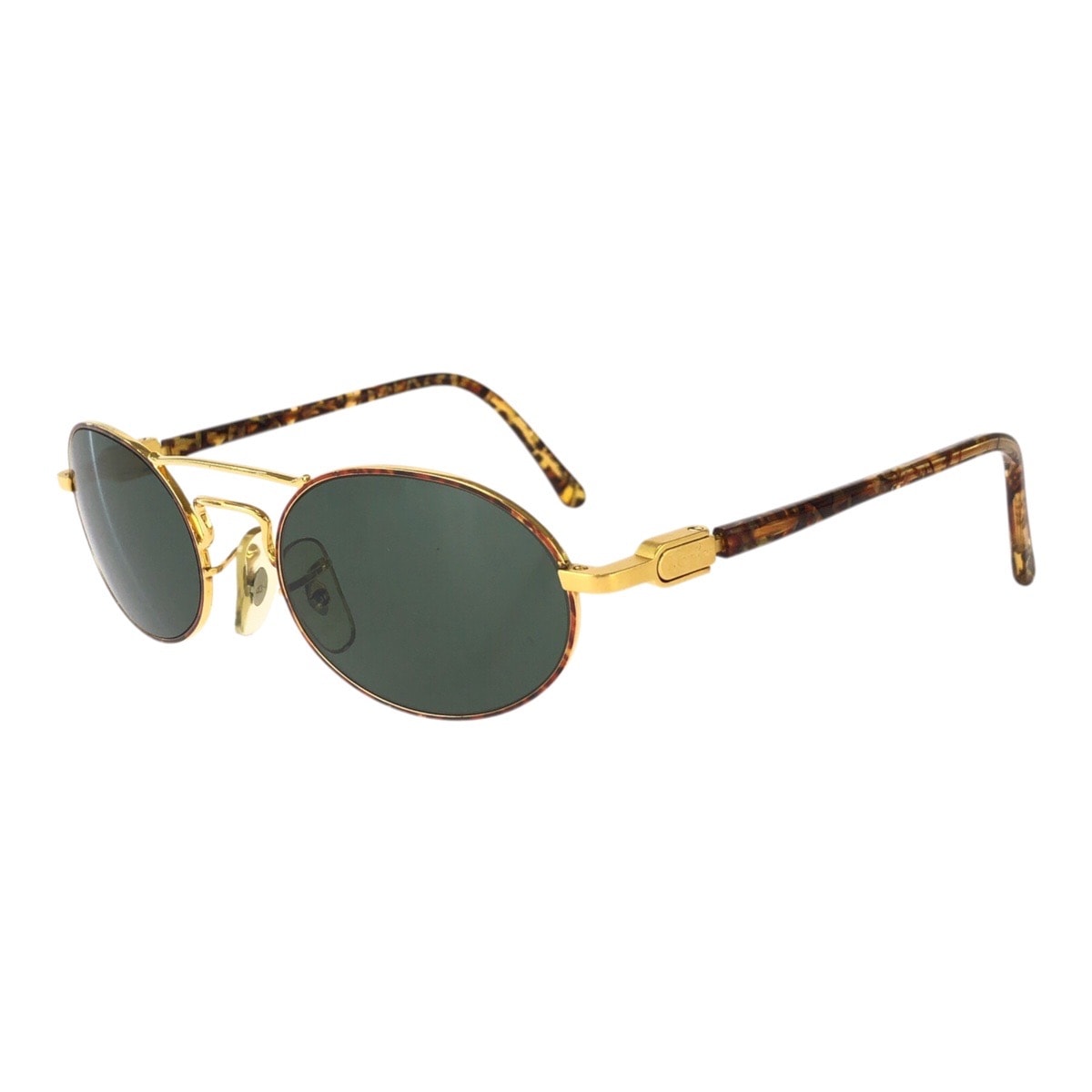 美品 Ray-Ban レイバン ヴィンテージ ボシュロム ハバナ ブラウン ゴールド金具 メタル プラスチック/ サングラス 男女兼用 オーバル 604138 【中古】
