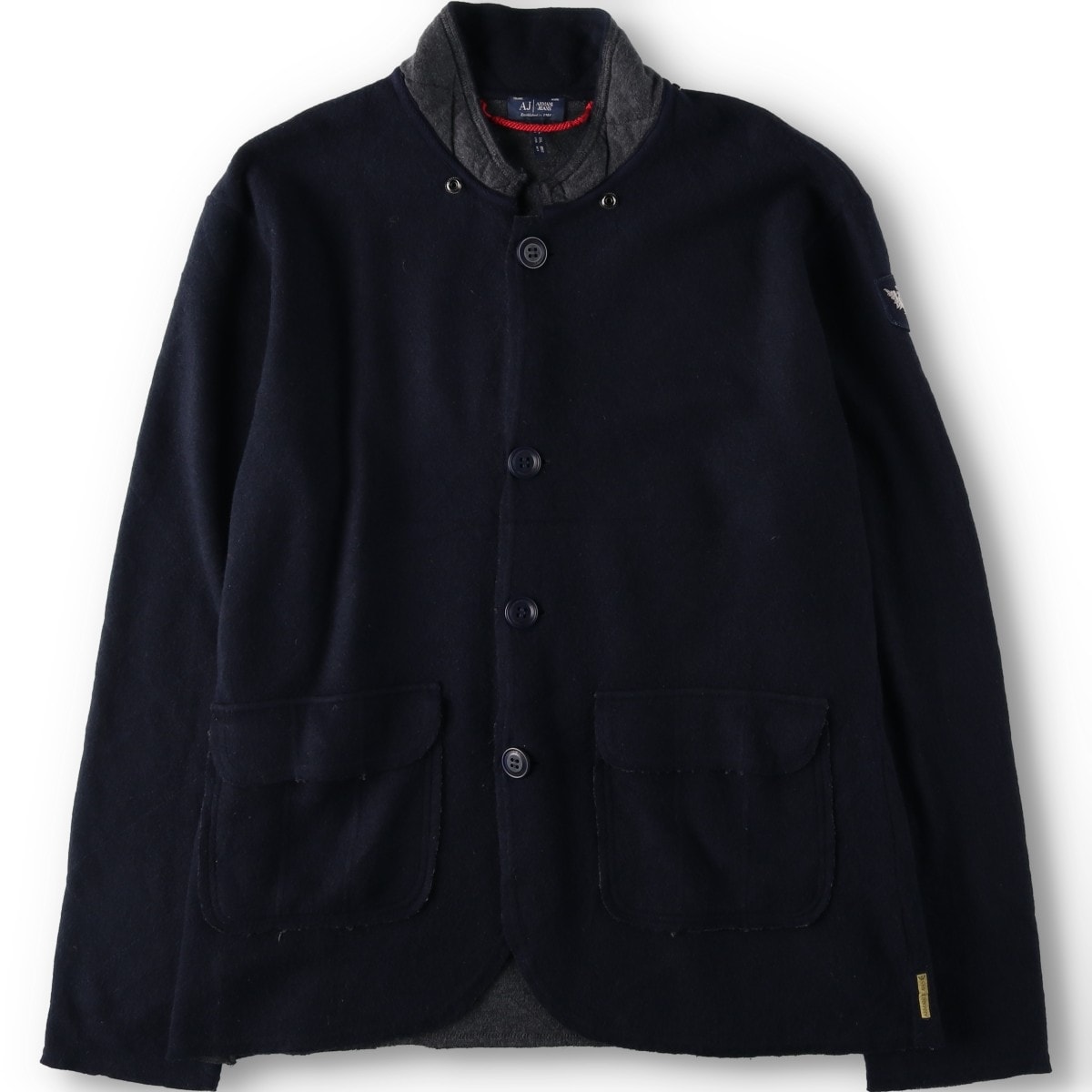 古着 ビッグサイズ ジョルジオアルマーニ Giorgio Armani JEANS ウールジャケット メンズXXXL相当/daa000465