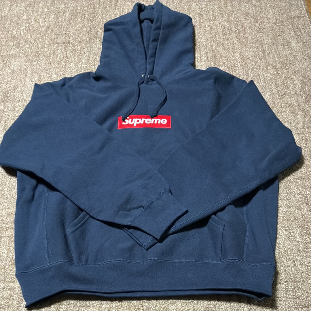 Supreme Box Logo Hooded Sweatshirt "Navy" (24FW)
