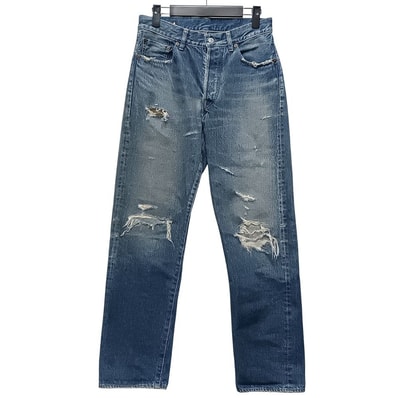 MINEDENIM マインデニム 2305-1002-86-282 L.Straight 5pocket USS ダメージ加工 デニムパンツ 54868