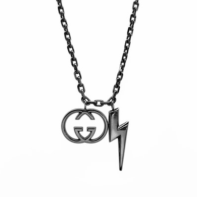 GUCCI グッチ インターロッキング GG ロゴ ネックレス
ライトニング 稲妻 SV925 シルバー ユニセックス
【中古】