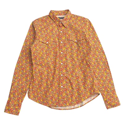 ■美品■RALPH LAUREN ラルフローレン 長袖シャツ サイズ7 花柄 ブランド古着【中古】20260609/RA9730