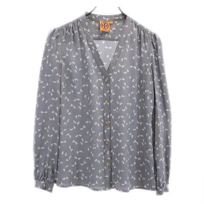 Tory Burch 長袖 ノーカラー シャツ