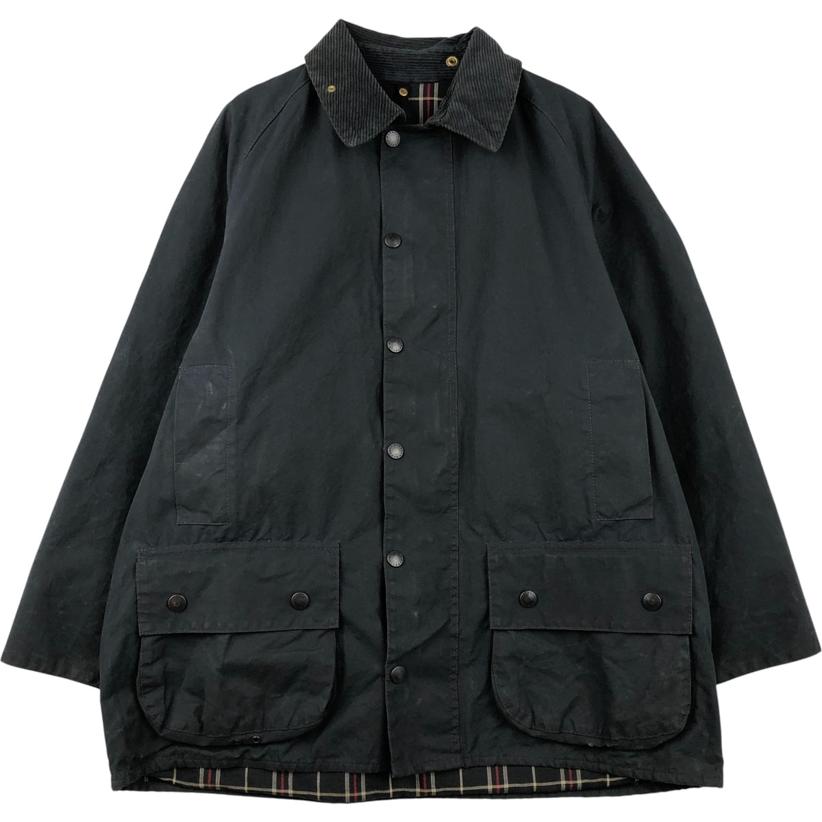 古着 90年代 バブアー Barbour BEAUFORT ビューフォート 旧3ワラント オイルド ハンティングジャケット 英国製 C44 メンズL相当 ヴィンテージ/eaa614834