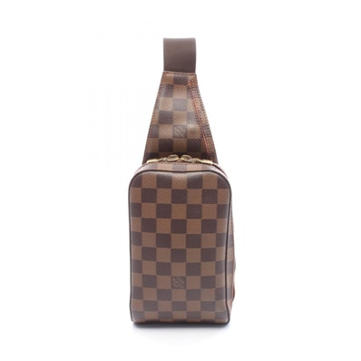 ルイ・ヴィトン LOUIS VUITTON ジェロニモス ウエストバッグ ボディバッグ バッグ PVCコーティングキャンバス ダミエ エベヌ メンズ レディース ブラウン系 N51994 【中古】