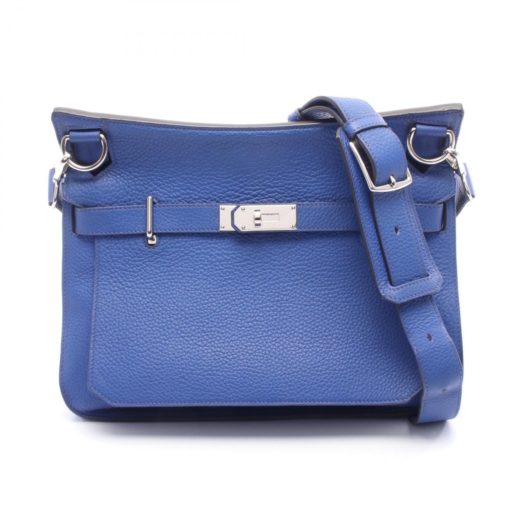 エルメス HERMES ジプシエール31 ブルーエレクトリック ショルダーバッグ バッグ レザー トリヨンクレマンス ブルーエレクトリック □O刻印(2011年製造) レディース ブルー系 【中古】