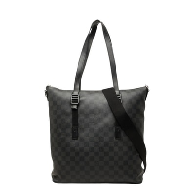 ルイ ヴィトン ダミエグラフィット スカイライン トートバッグ ショルダーバッグ 2WAY N41456 ブラック PVC レザー メンズ LOUIS VUITTON 中古
