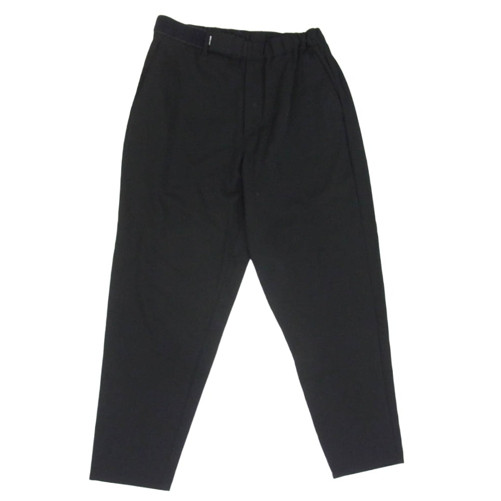 GRAPHPAPER グラフペーパー パンツ GM223-40054B Typewriter Chef Pants テーパード シェフ パンツ ブラック系 F【中古】