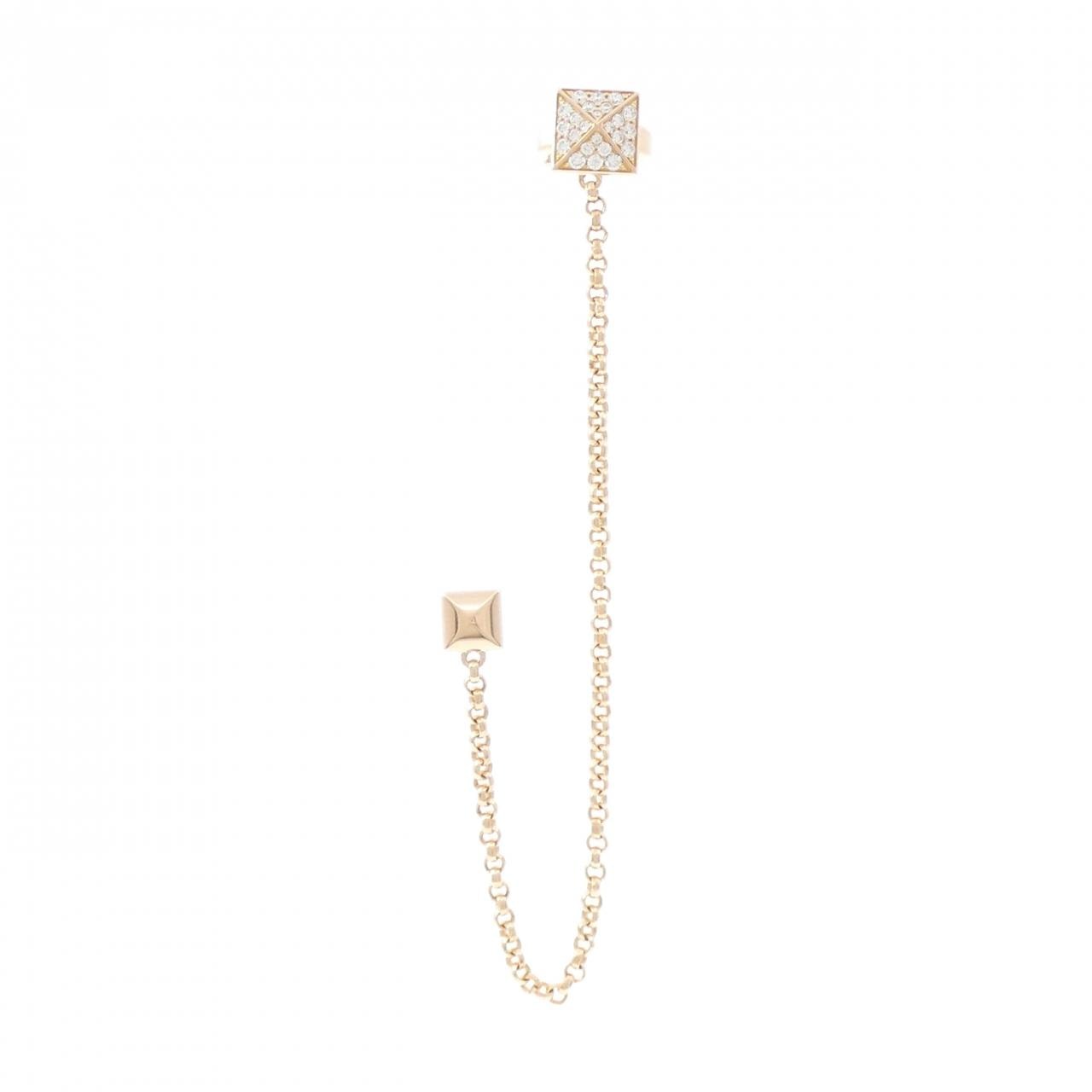 エルメス クルー ドゥ H ピアス/イヤーカフ 片耳