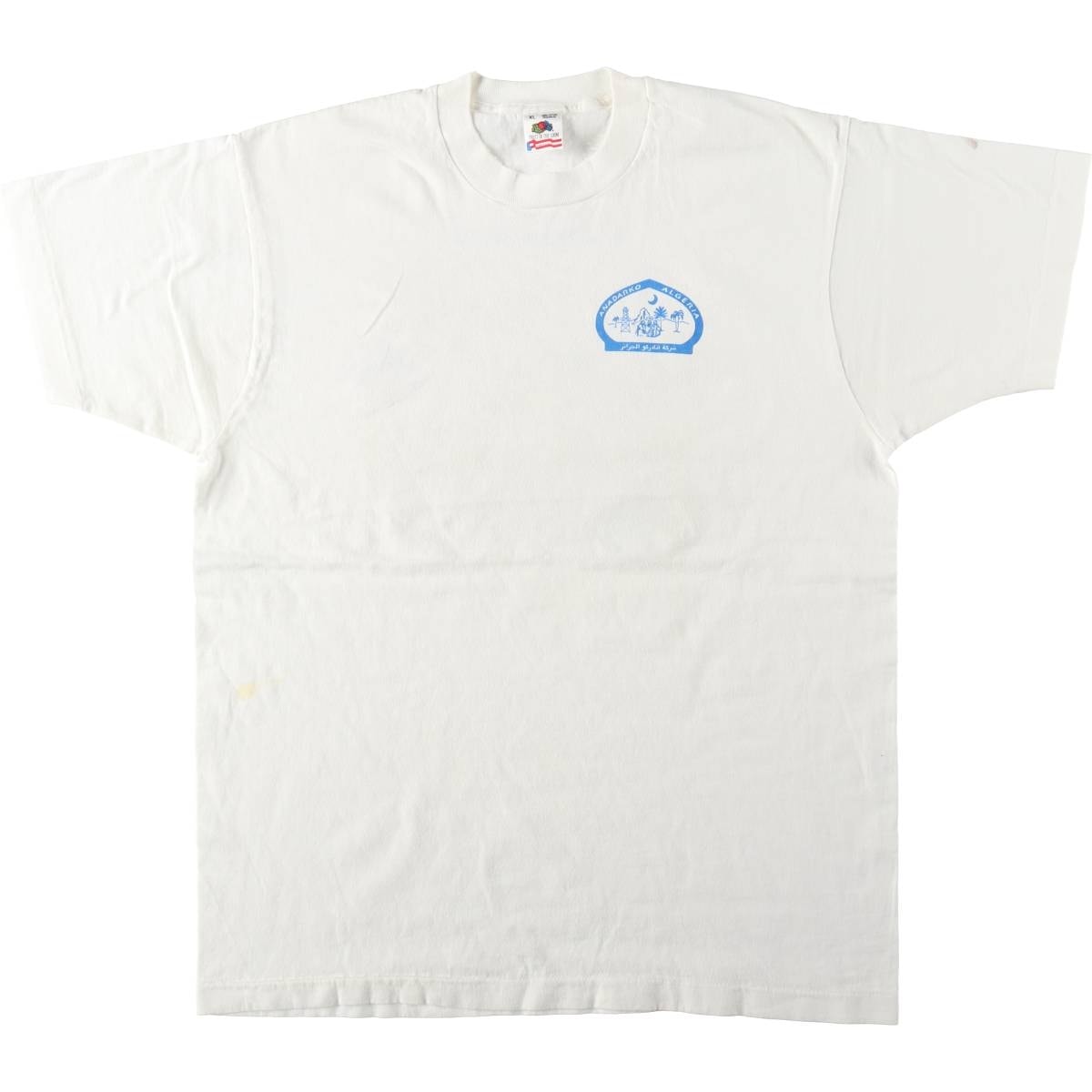 古着 90年代 フルーツオブザルーム FRUIT OF THE LOOM ANADARKO ALGERIA プリントTシャツ USA製 メンズXL相当 ヴィンテージ/eaa661532