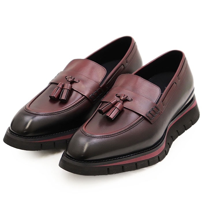 【新品同様】LOUIS VUITTON ルイ・ヴィトン タッセルローファー ゴンクールライン 2020年製 グラデーション カップインソール シューズ 靴 メンズ サイズ 6 1/2 ボルドー イタリア製 MT1210