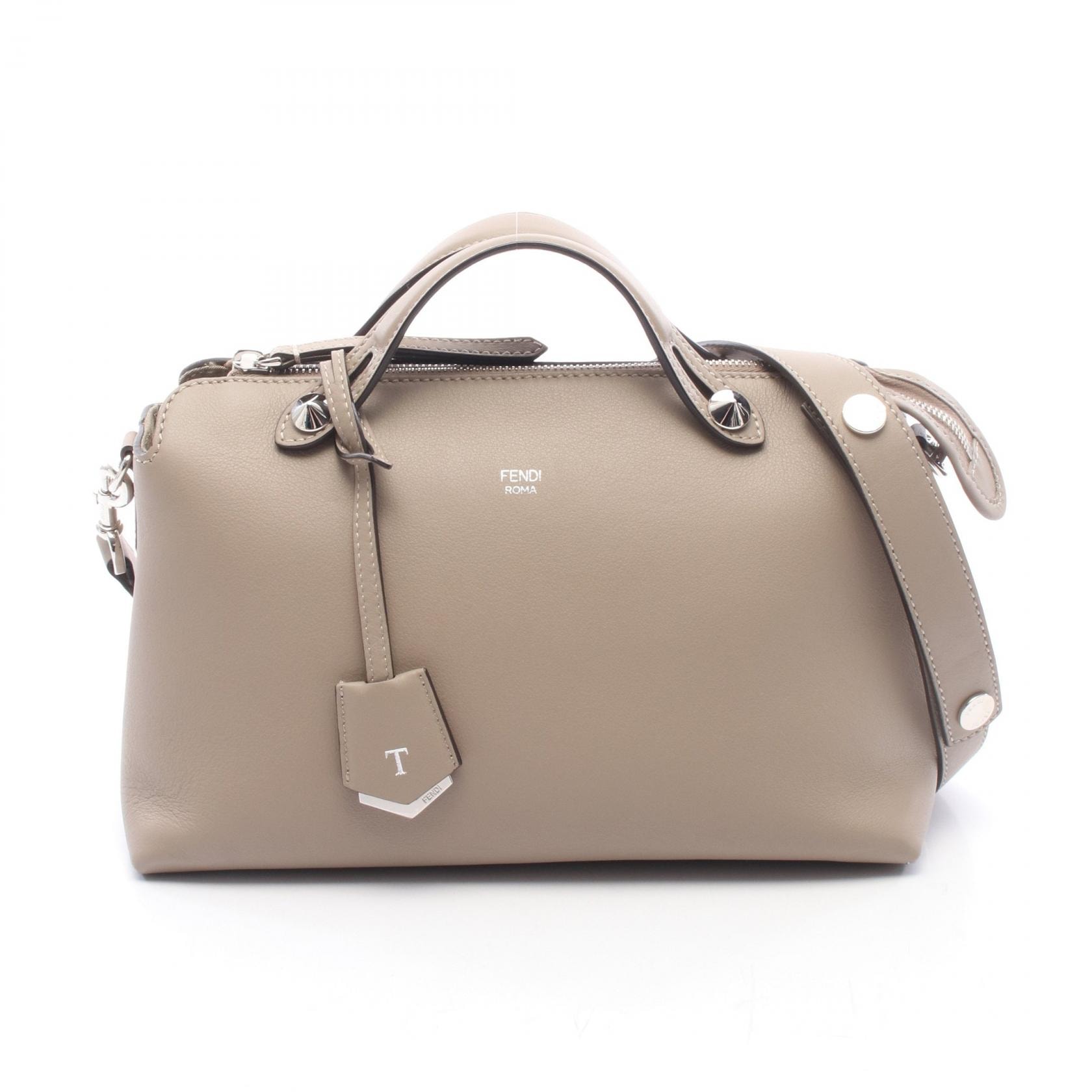 フェンディ FENDI BY THE WAY MEDIUM バイザウェイ ミディアム 2WAY ハンドバッグ バッグ レザー レディース ベージュ系 【中古】