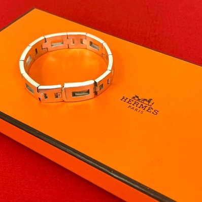 HERMES エルメス ヘラクレス シルバー925 ブレスレット シルバー
78557
