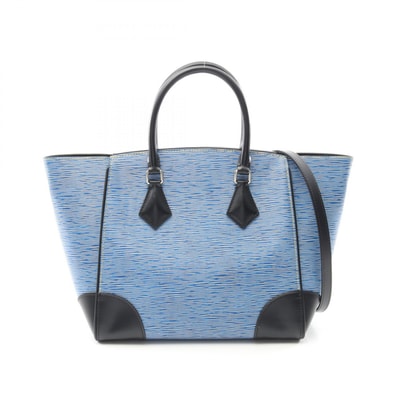 ルイ・ヴィトン LOUIS VUITTON フェニックスMM トートバッグ バッグ レザー エピデニム エピ レディース ブルー系 / ブラック系 M56025 【中古】