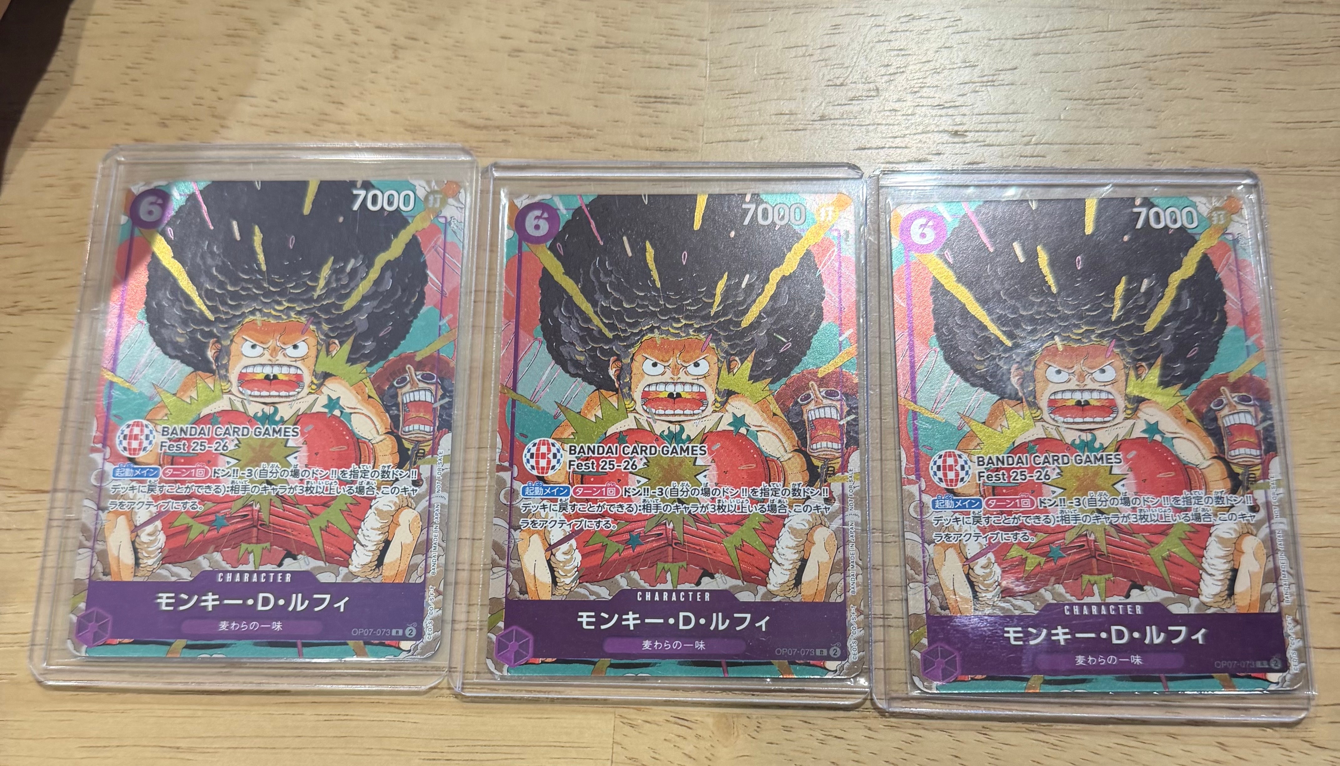 PSA10】モンキー・D・ルフィ R :来場記念品 [OP07-073](プロモーション