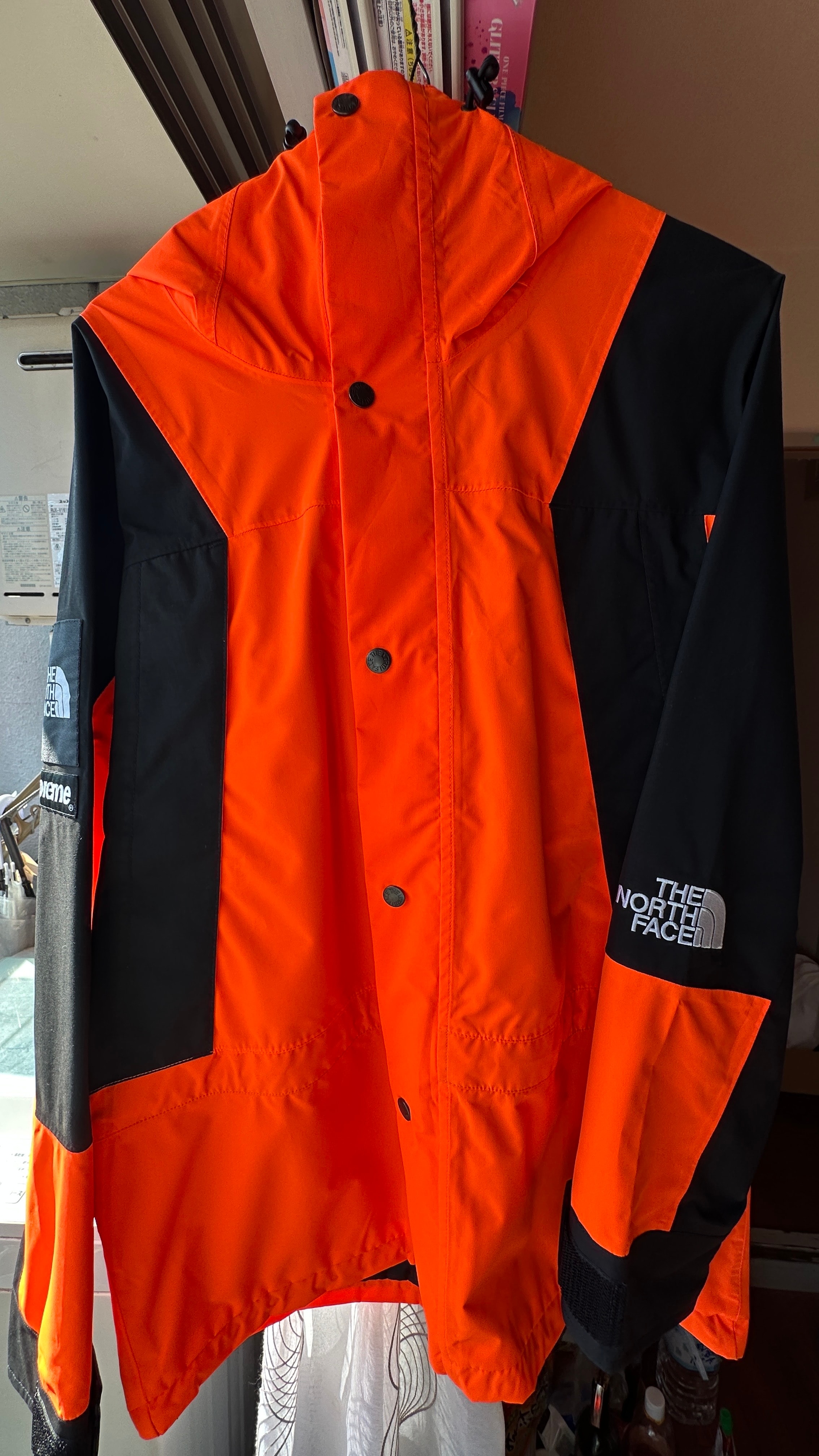 Supreme x The North Face Mountain Light Jacket "Power Orange"