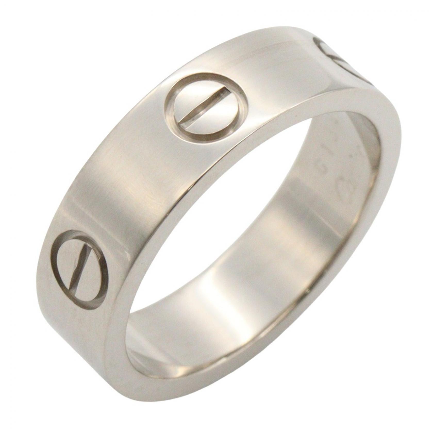 カルティエ CARTIER ラブリング リング・指輪 ジュエリー K18WG(ホワイトゴールド) レディース シルバー系 B4084700 【中古】