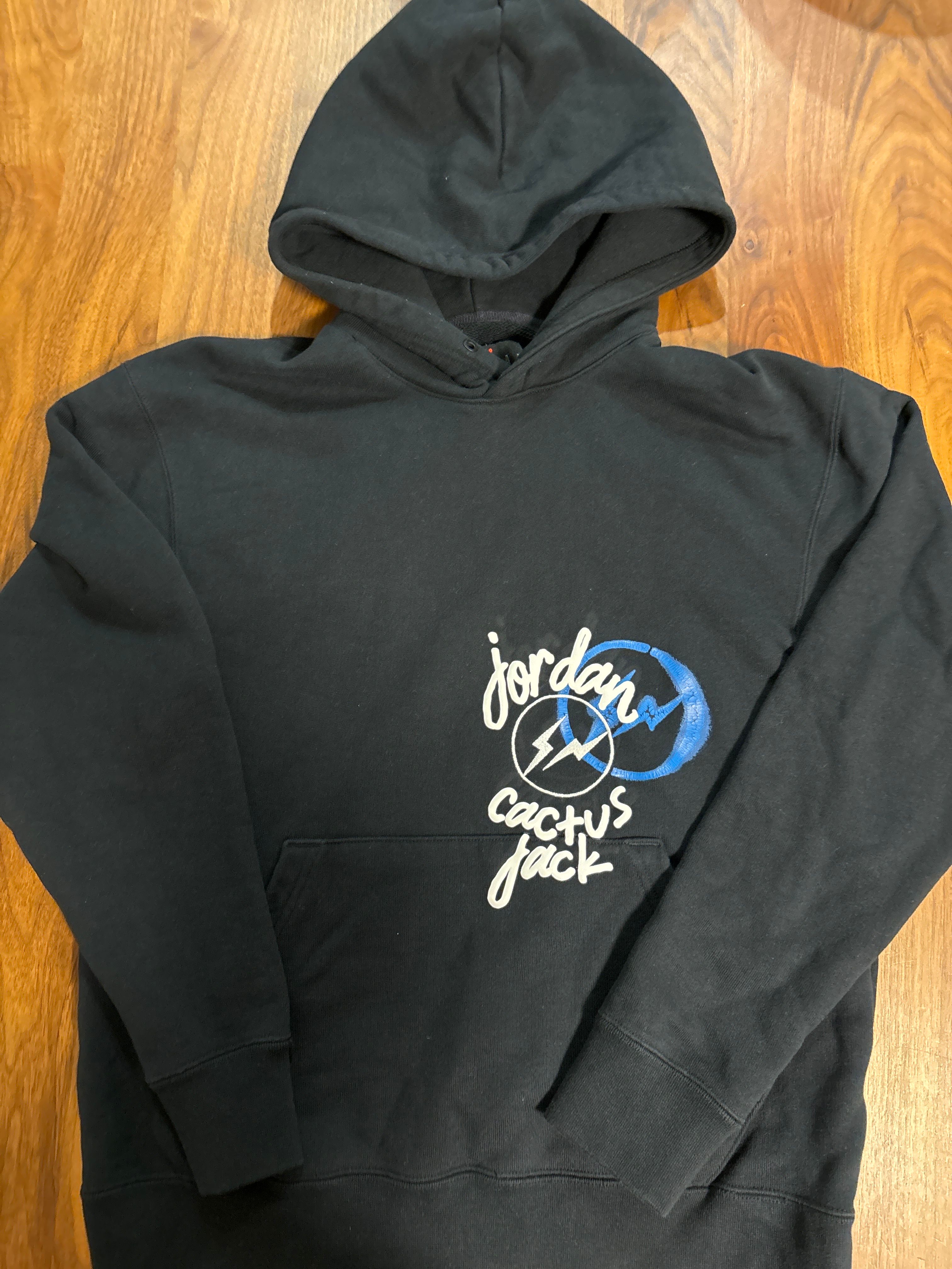 Air Jordan Travis Scott Fragment Hoodie "Black"