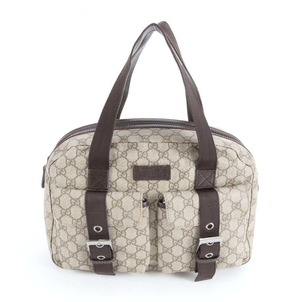 ■美品 グッチ GGスプリーム 140959 トート バッグ