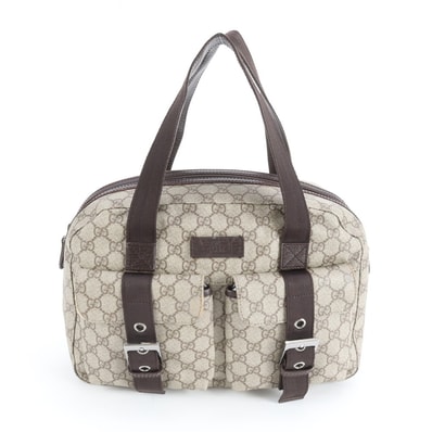 ■美品 グッチ GGスプリーム 140959 トート バッグ