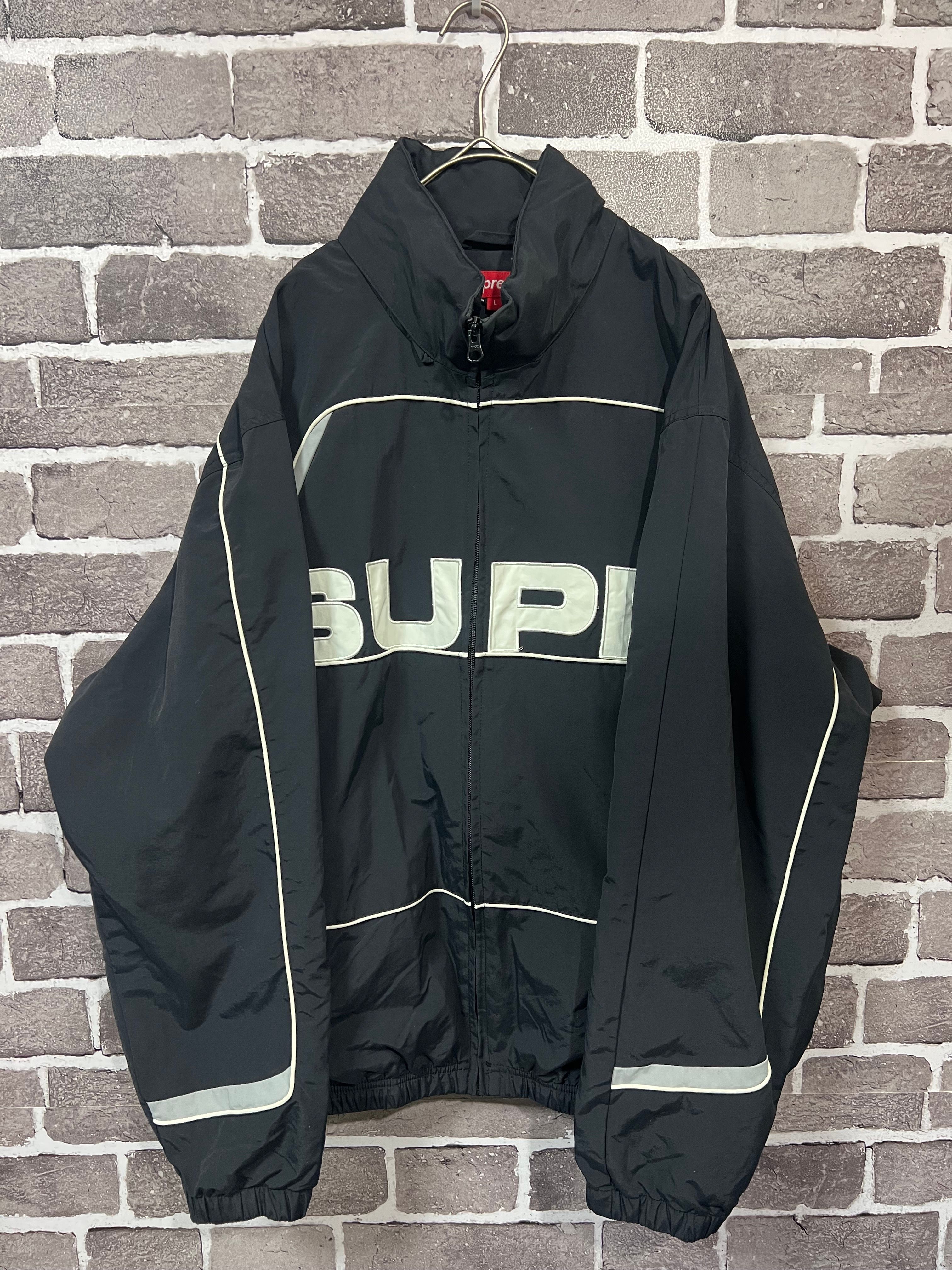 Supreme S Paneled Track Jacket "Black"